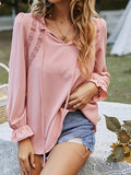 Solid color solid color top comfortable shirt