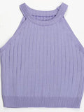 Camisole cropped knitted bottoming Vest