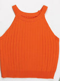 Camisole cropped knitted bottoming Vest