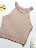 Camisole cropped knitted bottoming Vest