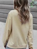 Casual Top Pullover Long Sleeve Sweatshirt