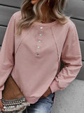 Casual Top Pullover Long Sleeve Sweatshirt